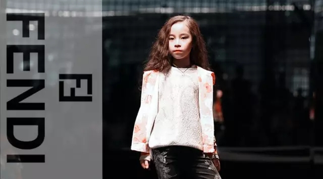 童装界的LV，潮童星闪耀意大利名品FENDI 时尚秀！